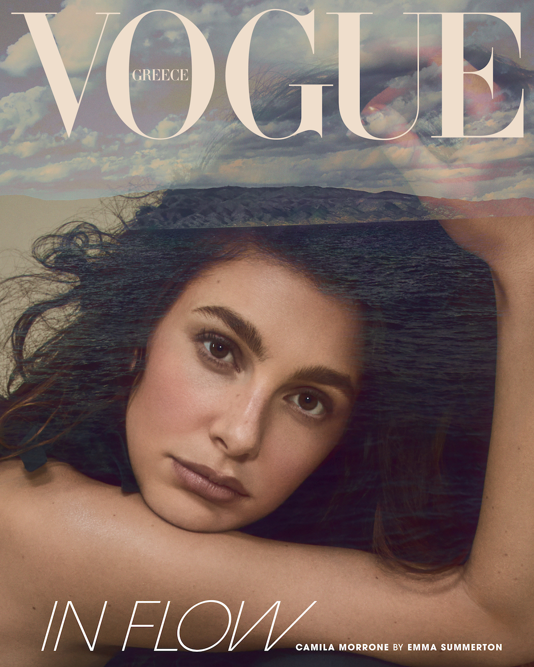 女性情報誌 Vogue Greece Magazine February 2023 Jessica Stam Summers in Santorini for Vogue Greece